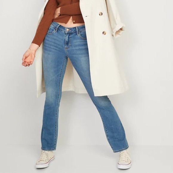 Low/Mid Rise Bootcut Jeans - Picture 1 of 4